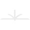 Ekena Millwork Redmond Architectural Grade PVC Gable Bracket, 108"W x 36"H x 4"D x 4"F, 8/12 Pitch GBP108X36X0404RED00 - alternate 3